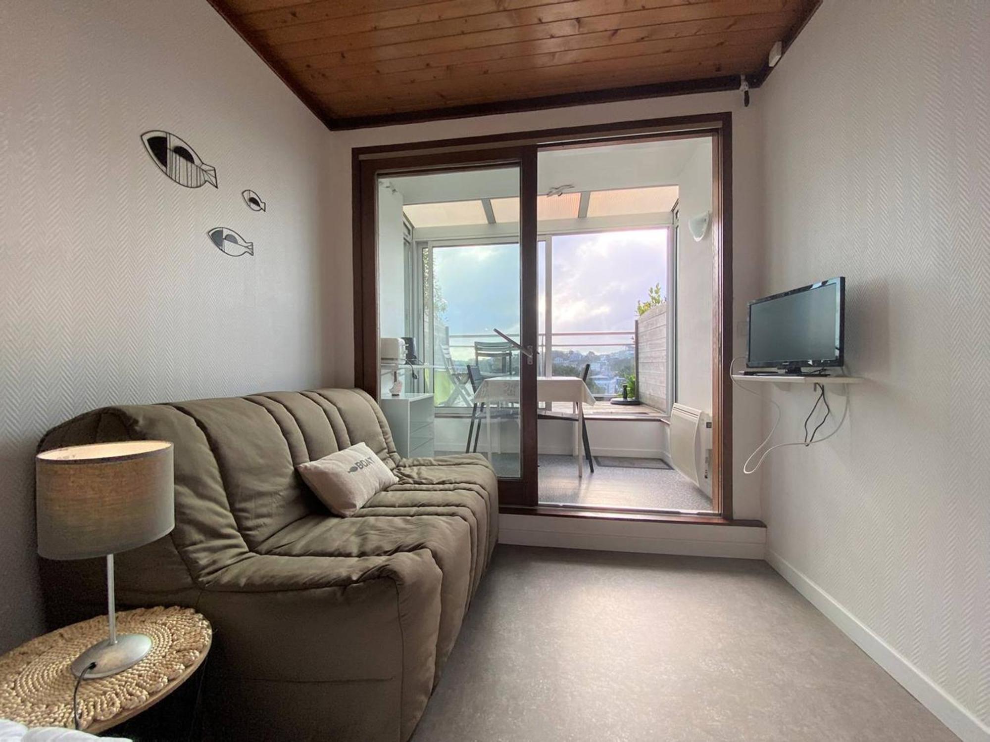 Studio Avec Terrasse Et Loggia A 400M De La Plage A Perros-Guirec - Fr-1-368-381 Dış mekan fotoğraf